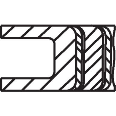 Kolbenringsatz | 021 RS 00119 0N0