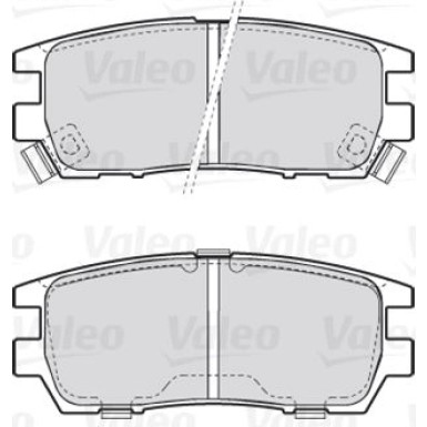 VALEO Bremsbeläge | 301519