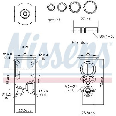 Expansionsventil Renault Clio 98 FIRST FIT 999297