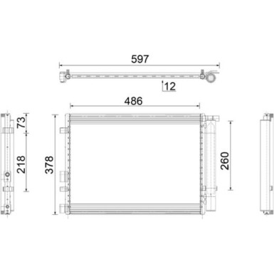 MAHLE Kondensator, Klimaanlage | AC 916 000P