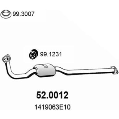 Katalysator | SUZUKI Swift 89 | 52.0012 Katalysator | SUZUKI Swift 89 | 52.0012