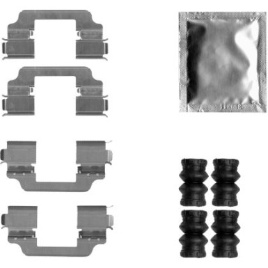 ZUBEHÖRSATZ, SCHEIBENBREMSBELAG | 82545300