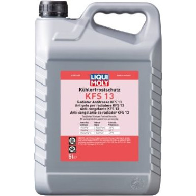 Liqui Moly Kühlerfrostschutz KFS 13 5 l | 5 Liter, Kanister Kunststoff Liqui Moly Kühlerfrostschutz KFS 13 5 l | 5 Liter, Kanister Kunststoff