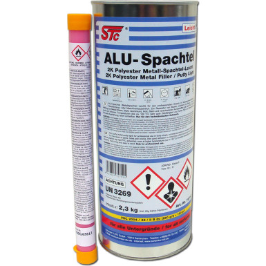 STC ALU - Spachtel leicht (2K Metallspachtel) Kartusche 2,3 kg | 75752