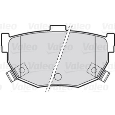 VALEO Bremsbelagsatz, Scheibenbremse 301817