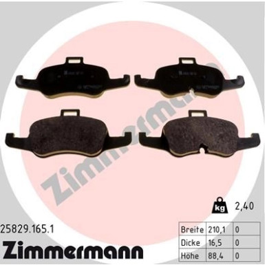 ZIMMERMANN Bremsbeläge