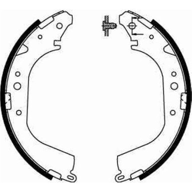 GS8502 Bremsbackensatz GS8502 Bremsbackensatz