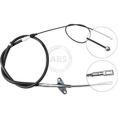 A.B.S. Handbremsseil Seilzug Festellbremse K11317 A.B.S. Handbremsseil Seilzug Festellbremse K11317