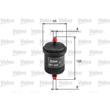 VALEO Kraftstofffilter | 587009