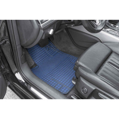 Gummimatte New Style | blau mit schwarzen Intarsien | 28054 Gummimatte New Style | blau mit schwarzen Intarsien | 28054