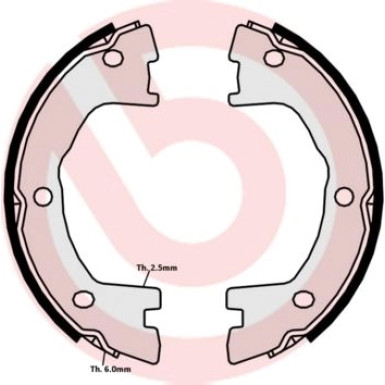 Bremsbackensatz HA IVECO Daily 89-12 ESSENTIAL LINE S A6 508