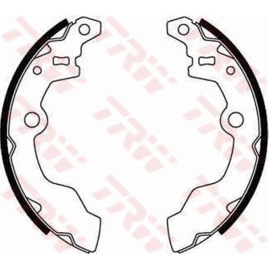 88 461 001 Bremsbacken | SUBARU Justy,SUZUKI Alto 83 | GS8302