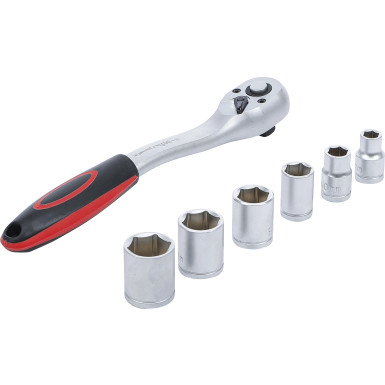 BGS Steckschlüssel-Satz Antrieb 10 mm (3/8 ) SW 8 - 19 mm 7-tlg BGS Do it yourself 15112