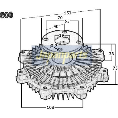 Kupplung, K÷hlerl Nach VC-500
