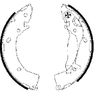 91063300 Bremsbackensatz