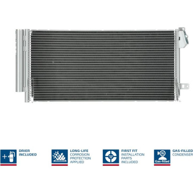 Kondensator PKW FIAT Doblo 1.3-2.0D/1.4i 10 FIRST FIT 940169