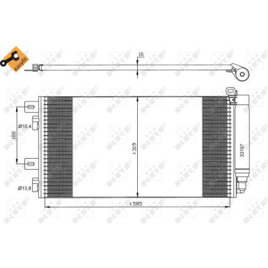Kondensator, Klimaanlage EASY FIT 35481