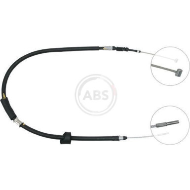A.B.S. Handbremsseil Seilzug Festellbremse | K12951