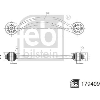 Querlenker HA re | MERCEDES C,CLS,E,SL,GKL 08 | 179409