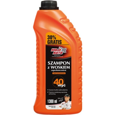 19-027 Autoshampoo mit Wachs 1L + 30 % Kostenlos