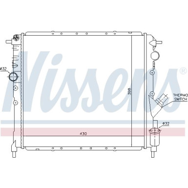 Wasserkühler PKW | RENAULT Clio | 63878