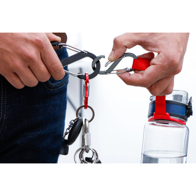 BGS Karabinerhaken-Sortiment mit Doppelöffnung Aluminium 3-tlg BGS Do it yourself 85783