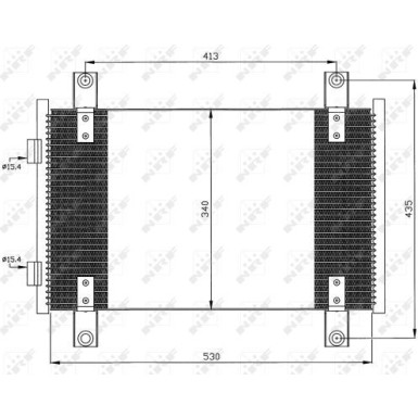 Kondensator, Klimaanlage EASY FIT 35501