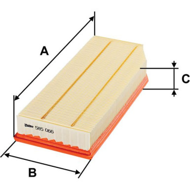 VALEO Luftfilter 585066
