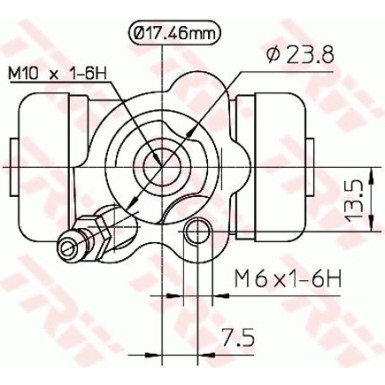Radbremszylinder | BWA155