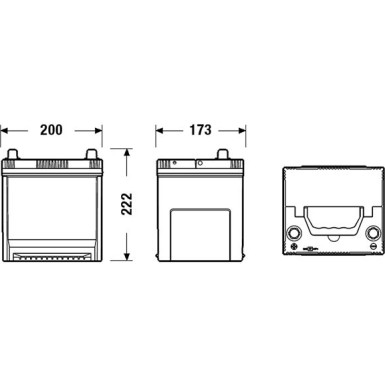 EXIDE Starterbatterie | EB505