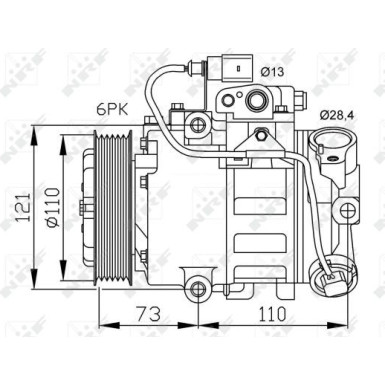 Kompressor, Klimaanlage EASY FIT 32225