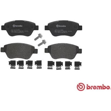 BREMBO Bremsklötze VA | FIAT Idea 03 | P 23 099