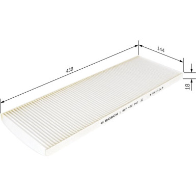 Innenraumfilter | FIAT | 1987432042