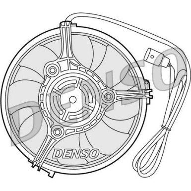 Denso | Kühlerlüfter DER02001 Denso | Kühlerlüfter DER02001
