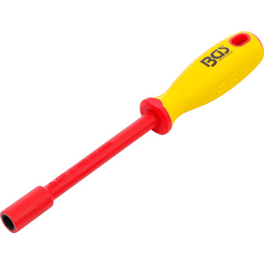 BGS VDE-Steckschlüssel-Schraubendreher | Sechskant | SW 9 mm | Klingenlänge 125 mm | 71089