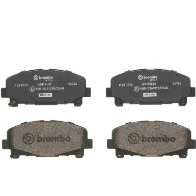 BREMBO Bremsklötze Xtra VA HONDA Accord 08 XTRA LINE P 28 043X
