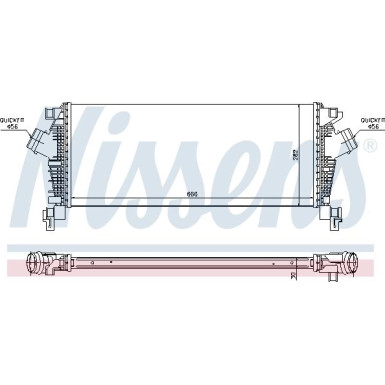 Ladeluftkühler PKW OPEL ZAFIRA C 1.4 TURBO 11 FIRST FIT 96547