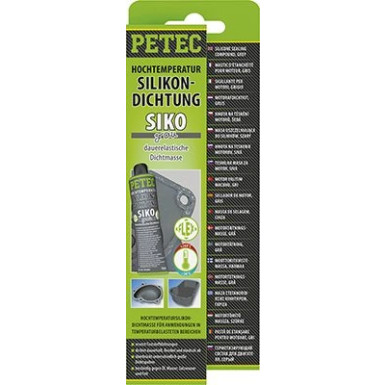 Petec Silikond Grau 70ml SB-Karte Hochtemperatur-Silikondichtung, SIKO grau Motorendichtmasse 97680