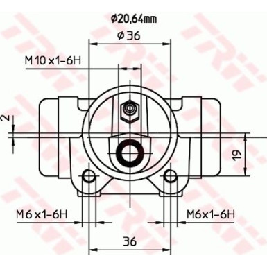TRW Bremsrolle BWF137