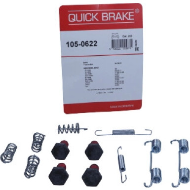 391-0622 Montagesatz f.Bremsbacken | MERCEDES W169,W414,W201,W124,W638 93 | 105-0622