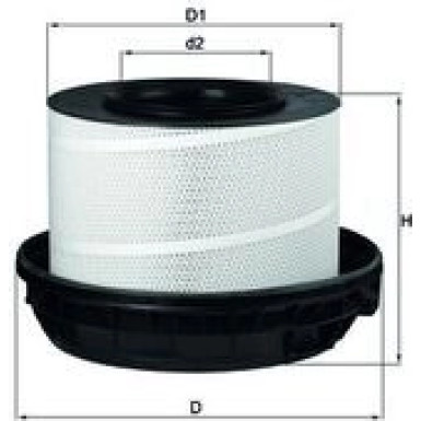 MAHLE Luftfilter | LX 814/1