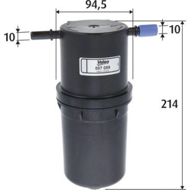 VALEO Kraftstofffilter | 587089