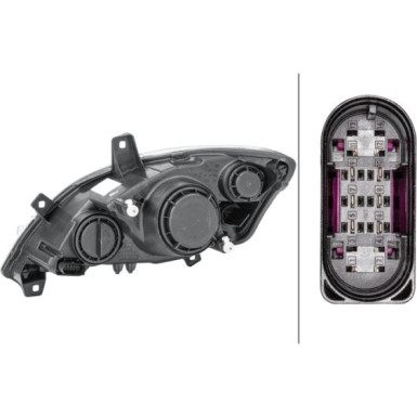 SCHEINWERFER R H7/H7/H7 HELLA | MERCEDES VITO/VIANO 9,10-9,14 | 1EG 009 627-021 SCHEINWERFER R H7/H7/H7 HELLA | MERCEDES VITO/VIANO 9,10-9,14 | 1EG 009 627-021