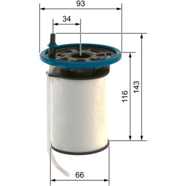 F 026 402 212 Kraftstofffilter F 026 402 212 Kraftstofffilter