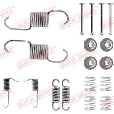391-0696 Montagesatz f.Bremsbacken | MITSUBISHI Pajero,L200,L300 83 | 105-0696