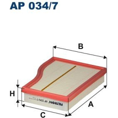 FILTRON Luftfilter | AP 034/7