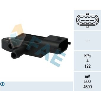 FAE Sensor, Abgasdruck 16104