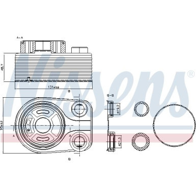 Ölkühler PKW RENAULT Captur 13- 1.5 DCI FIRST FIT 90705
