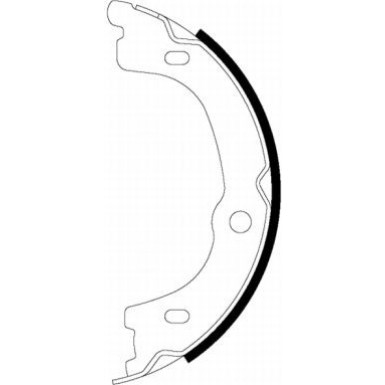 91075300 Bremsbackensatz, Feststellbremse