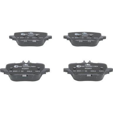 ATE Bremsbelagsatz, Scheibenbremse ATE Bremsbelagsatz, Scheibenbremse